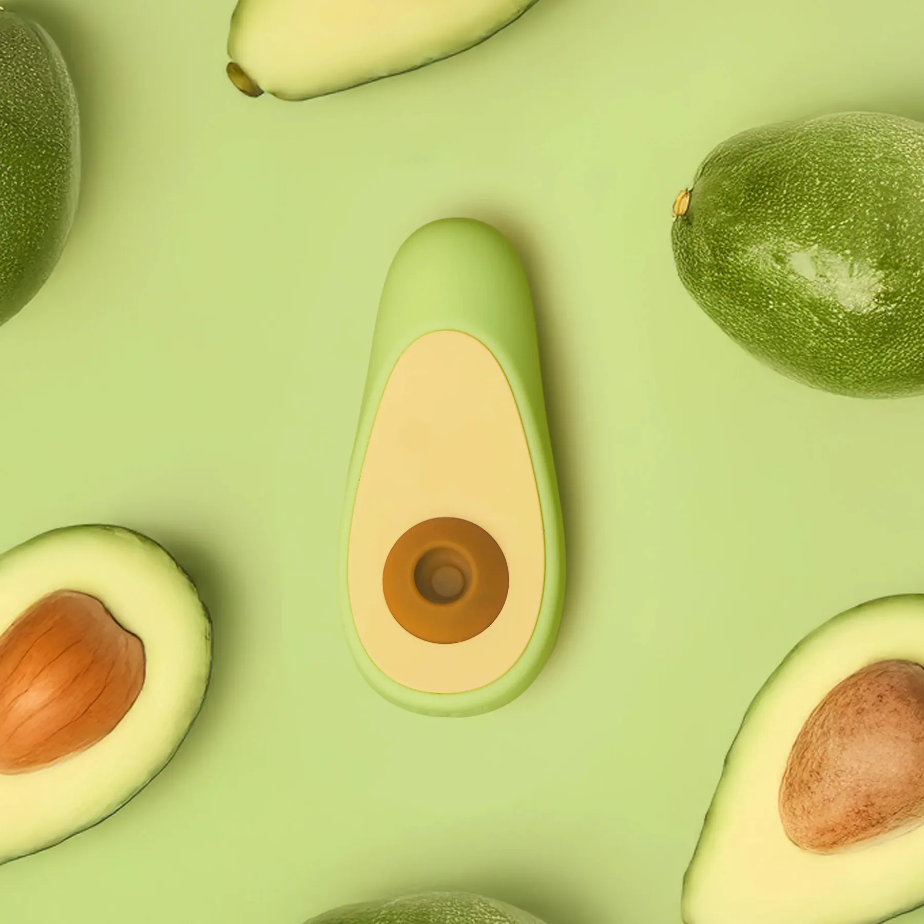 Avocado Sex Toy - front view